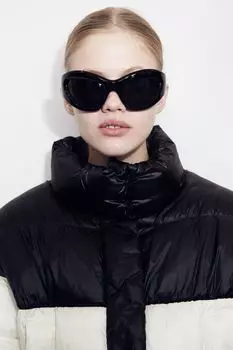 Пуховик H&M, бежевый