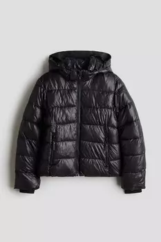 Пуховик H&M, черный