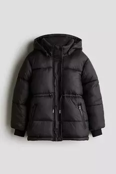 Пуховик H&M, черный