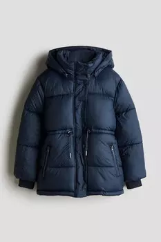 Пуховик H&M, синий