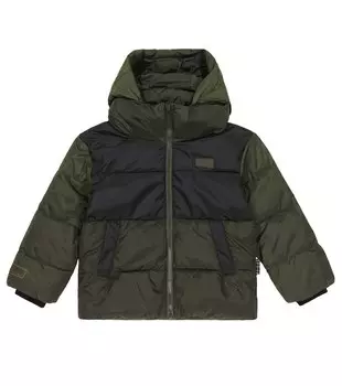 Пуховик Halo с цветными блоками MOLO, разноцветный