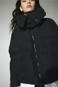Пуховик harlem H&M, черный