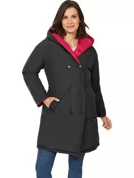 Пуховик Heine, цвет schwarz/rot