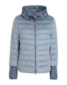 Пуховик Herno, пастельный синий