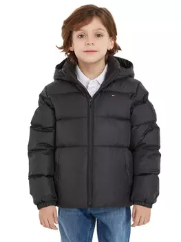 Пуховик hilfiger piumino essential Tommy, черный
