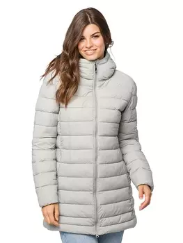 Пуховик Hot Buttered, светло-серый