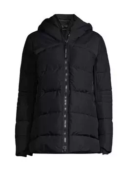 Пуховик HyBridge с капюшоном Canada Goose, черный