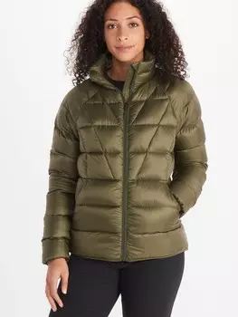 Пуховик Hype - женский Marmot, зеленый