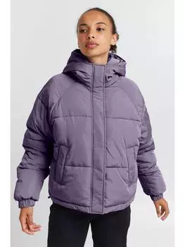 Пуховик ICHI, фиолетовый
