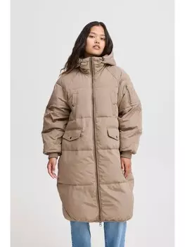 Пуховик ICHI Parka, коричневый