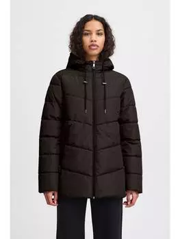 Пуховик ICHI Winterjacke IHZELANA JA 20121300 Steppjacke mit Kapuze, черный