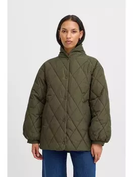 Пуховик ICHI, зеленый