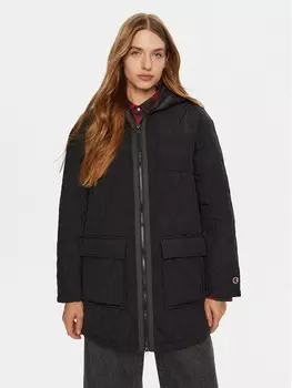 Пуховик индивидуального кроя Champion, черный