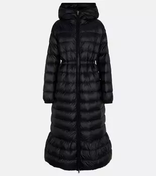 Пуховик из буниаса MONCLER, черный