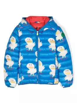 Пуховик из коллаборации с Save the Duck The Animals Observatory, синий