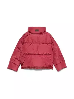 Пуховик из тафты Il Gufo, розовый
