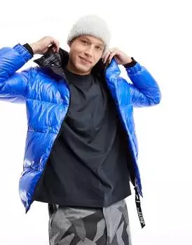 Пуховик JACK1T EZ ледяного синего и черного цветов