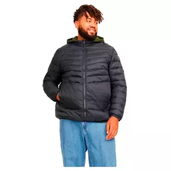 Пуховик Jack & Jones Sprint Plus Size, черный