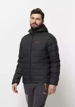 Пуховик Jack Wolfskin "ATHER DOWN HOODY M", с капюшоном, цвет Phantom