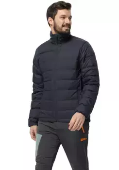 Пуховик Jack Wolfskin "ATHER DOWN JKT M" с наполнителем 700 для повседневных приключений в холодном климате, синий