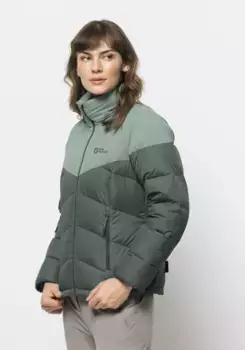 Пуховик Jack Wolfskin "HERZBERG DOWN JKT W", зеленый