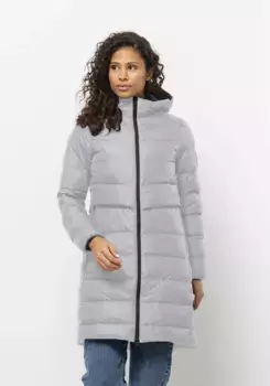 Пуховик Jack Wolfskin "LENAUPLATZ COAT W", цвет Moonwalk
