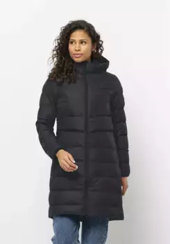 Пуховик Jack Wolfskin "LENAUPLATZ COAT W", цвет Phantom
