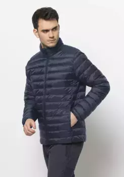 Пуховик Jack Wolfskin "PACK & GO DOWN JKT M", синий