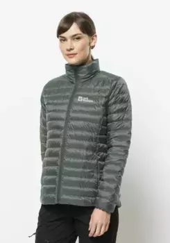 Пуховик Jack Wolfskin "PACK & GO DOWN JKT W", зеленый