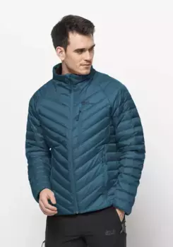 Пуховик Jack Wolfskin "PASSAMANI DOWN JKT M", синий