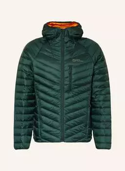 Пуховик Jack Wolfskin PASSAMANI, оливковый