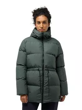 Пуховик Jack Wolfskin, зеленый