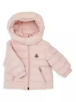 Пуховик Jules для маленьких девочек и маленьких девочек Moncler, розовый