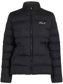Пуховик K/Signature KARL LAGERFELD, черный