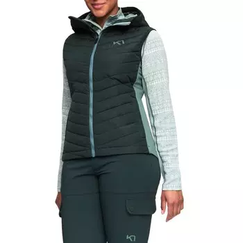 Пуховик Kari Traa Eva Down, зеленый