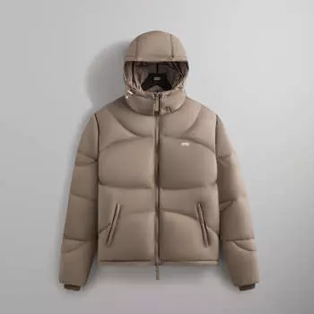 Пуховик Kith Matte Stretch Taffeta Corey Puffer, цвет Quicksand