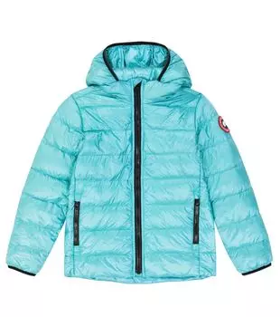 Пуховик крофтон Canada Goose Kids, синий