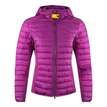 Пуховик Kym Deep Orchid с капюшоном Parajumpers, фиолетовый