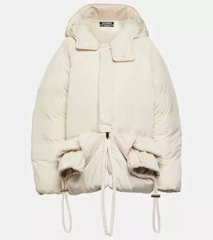 Пуховик la doudoune capullo Jacquemus, белый