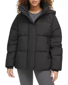 Пуховик Levi's Quilted Hooded Bubble, цвет Black 1