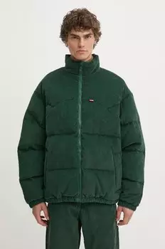 Пуховик Levi's, зеленый