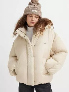 Пуховик Levis, бежевый