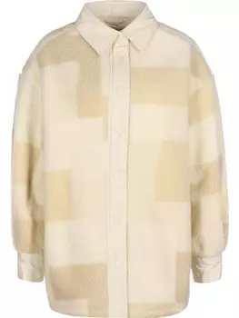 Пуховик Levis, цвет patchwork sunny cream