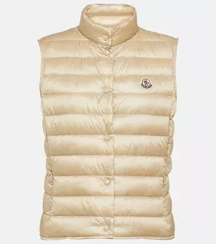 Пуховик liane Moncler, бежевый
