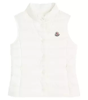 Пуховик Liane Moncler Enfant, белый