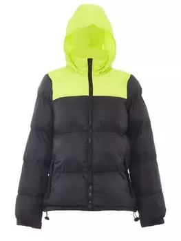 Пуховик Libbi, цвет schwarz saure limette