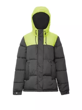 Пуховик Libbi, цвет schwarz saure limette