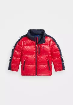 Пуховик LOGO DOWN HOODED JACKET Polo Ralph Lauren, красный