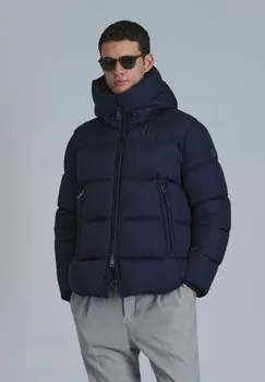 Пуховик Lufian, темно-синий