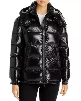 Пуховик Maire с капюшоном Moncler, цвет Black